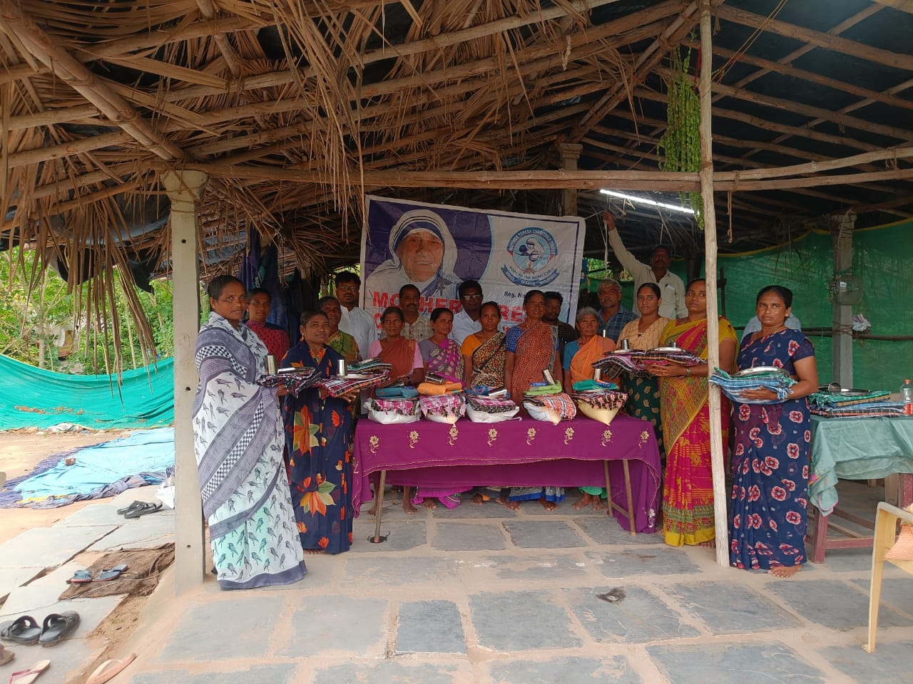 Prathuru (Dec 2024) — Blankets and utensils for flood victims